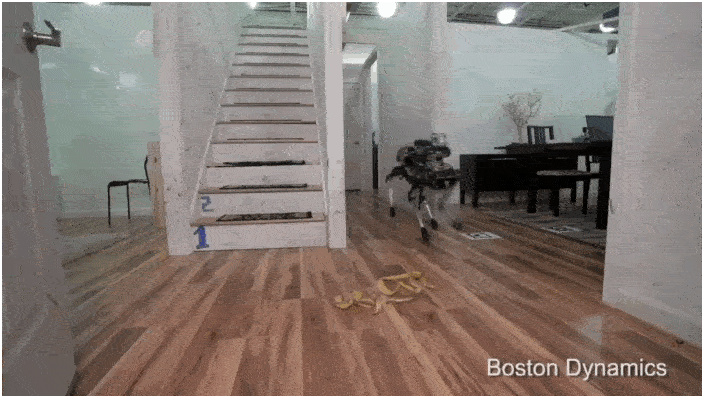 Boston Dynamics spotmini robotdansen