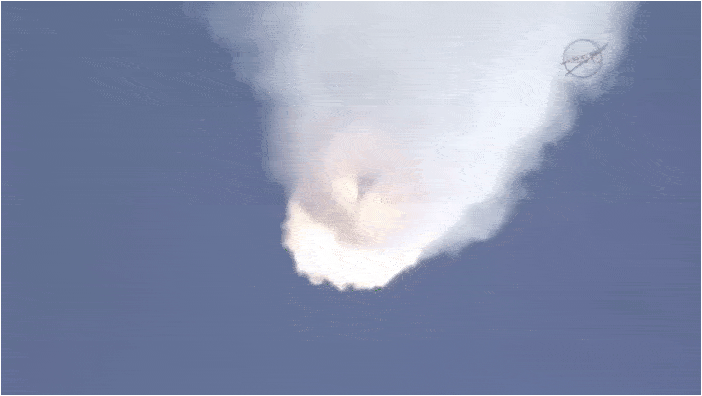 Falcon 9 explodeerde in de lucht