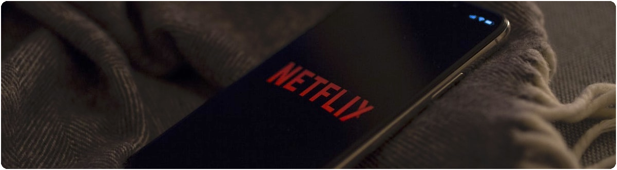 Netflix-logo op smartphone