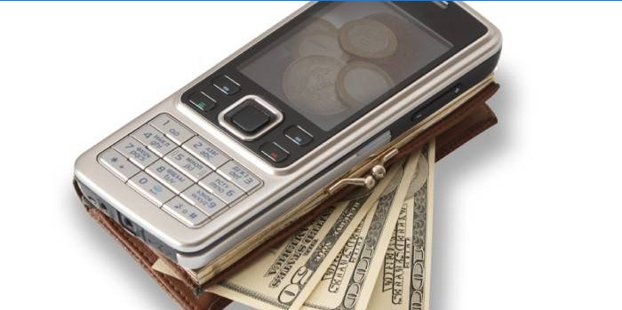 Geld en mobiele telefoon