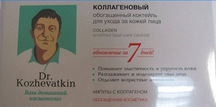 Verrijkte cocktail voor gezichtsverzorging door Dr. Kozhevatkin