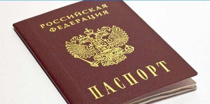 Paspoort van een burger van Rusland