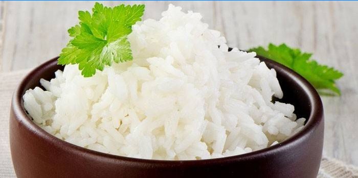 gekookte rijst