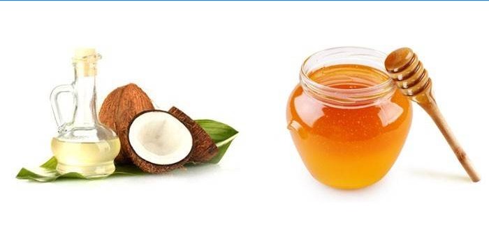Kokos en honing