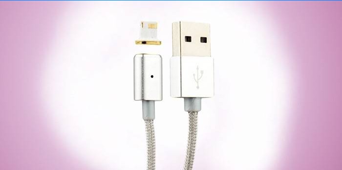 Magnetische USB-oplader voor iPhone Lightning COTEetCI M11 NYLON