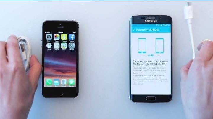 Apple iPhone en Samsung