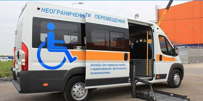 Bus voor gehandicapten