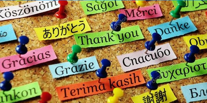 Bedankt in verschillende talen
