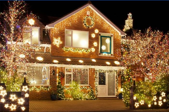 Street Home Decor voor Kerstmis