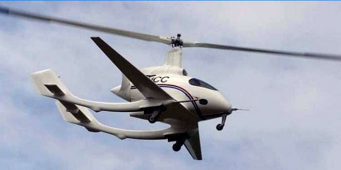 Vliegende Gyroplane Cartercopter