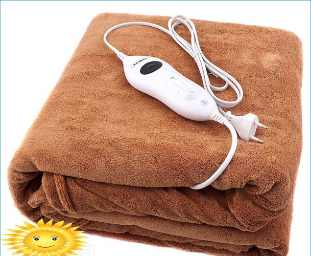 Elektrisch laken en elektrische deken: zonnebaden in de kou