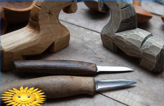 Bogorodsk-messen voor houtsnijwerk