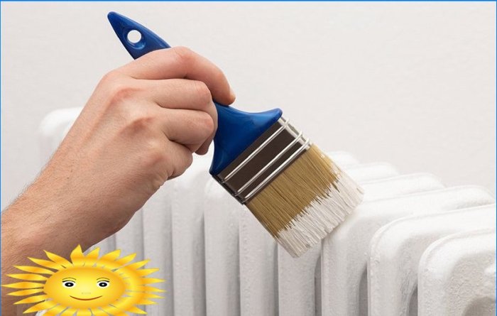 Verwarming radiator schilderij