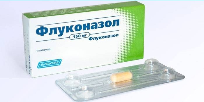 Fluconazol-capsule per verpakking