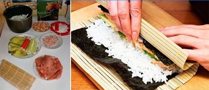 Ingrediënten van Eastern Delicacy - Sushi