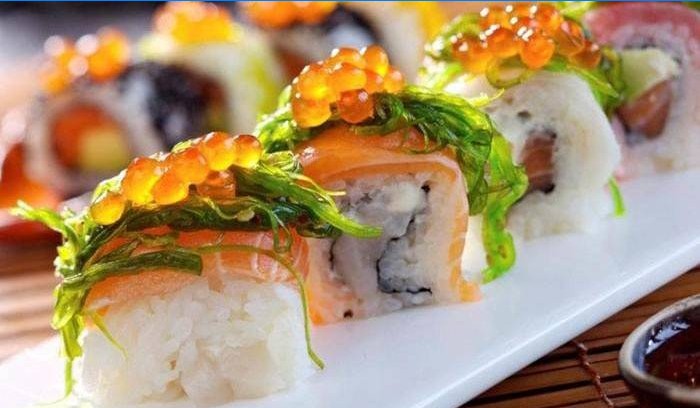 Zelfgemaakte Sushi Nigiri