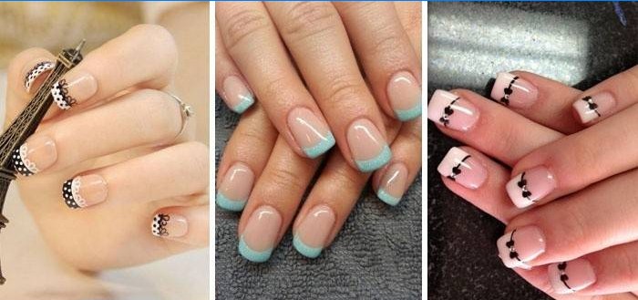 French manicure in mode 2016