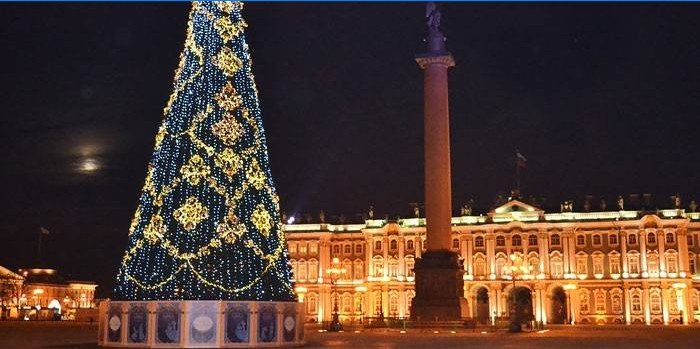 Nieuwjaar in St. Petersburg