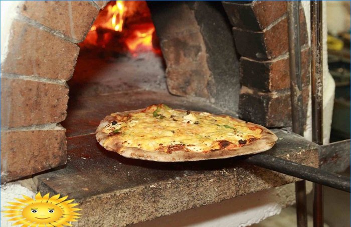 Pizzaoven ter plaatse: kenmerken en voorbeelden