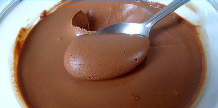 Chocolade spons crème