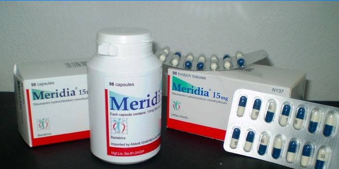 Meridia-tabletten