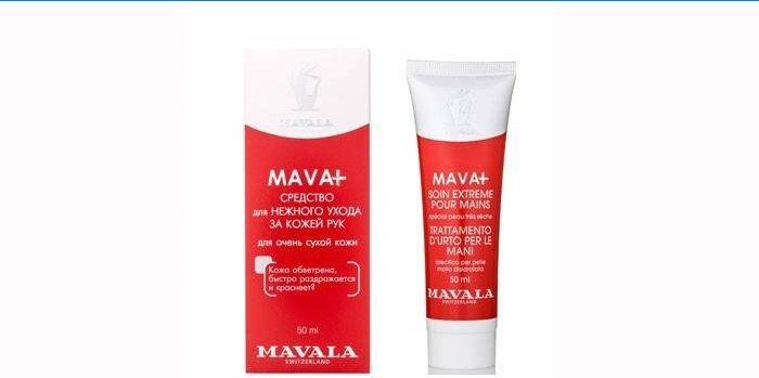 Zachte verzorgingsproducten van Mava +