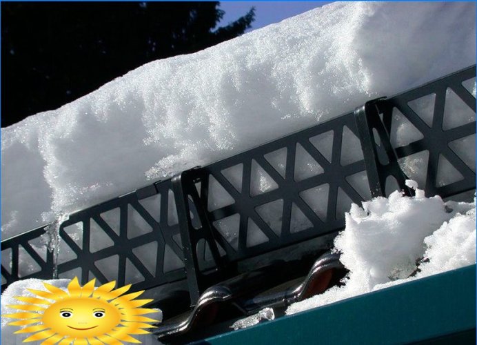 DIY sneeuwhouders voor op het dak