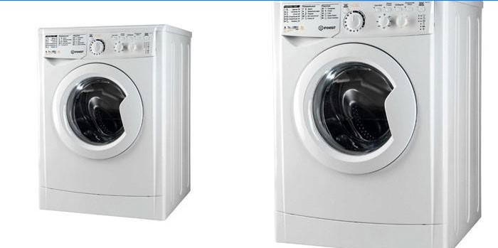 Smalle Indesit EWDC 7125 wasmachine met droger