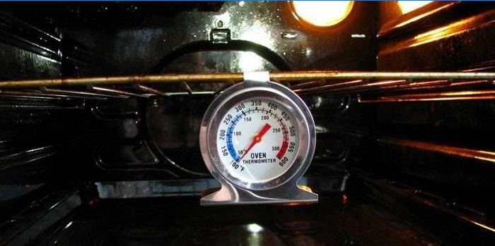Mechanische thermometer voor elektrische oven