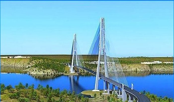Tuibrug naar Russky Island - een doorbraak in de Russische bruggenbouw
