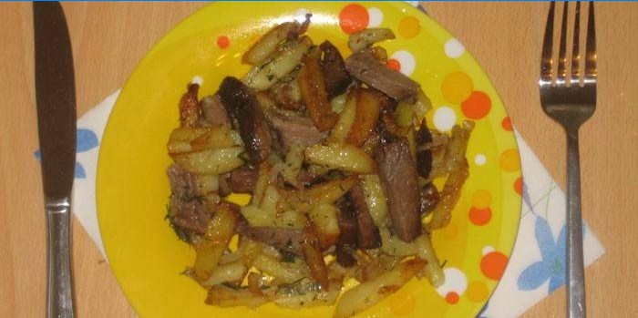 Aardappel met varkensvlees