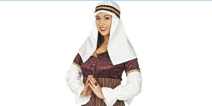 Meisje in Arabisch kostuum