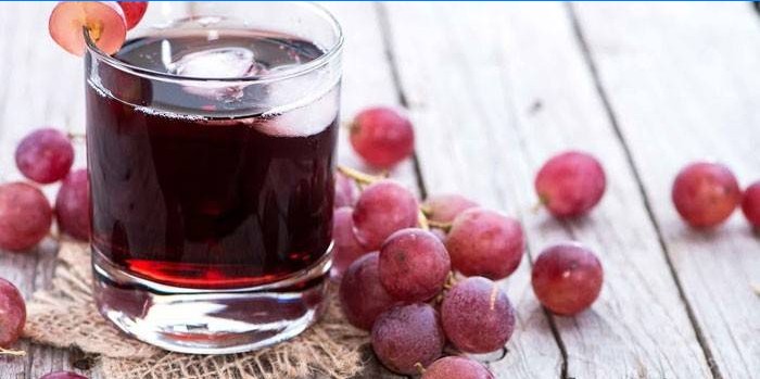 Een glas druivensap