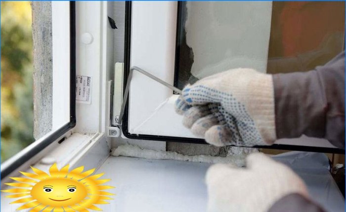 Doe-het-zelf reparatie, afstelling en onderhoud van kunststof PVC ramen