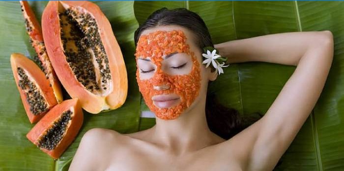 Papaya masker