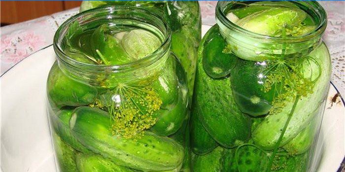 Komkommers inleggen voor de winter