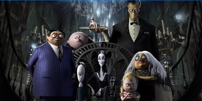 Familie cartoon van Addams