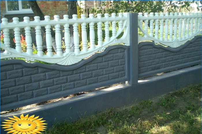 Een betonnen hek schilderen met rubberverf