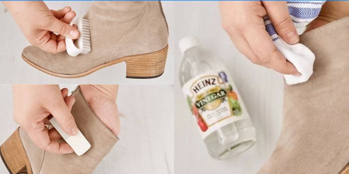 Methoden voor het reinigen van suède schoenen