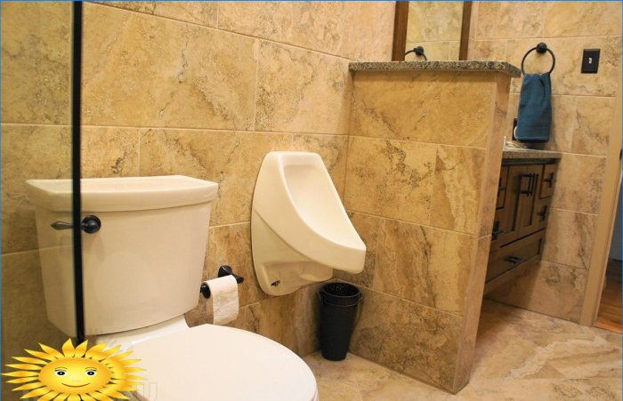 Urinoir in eigen badkamer