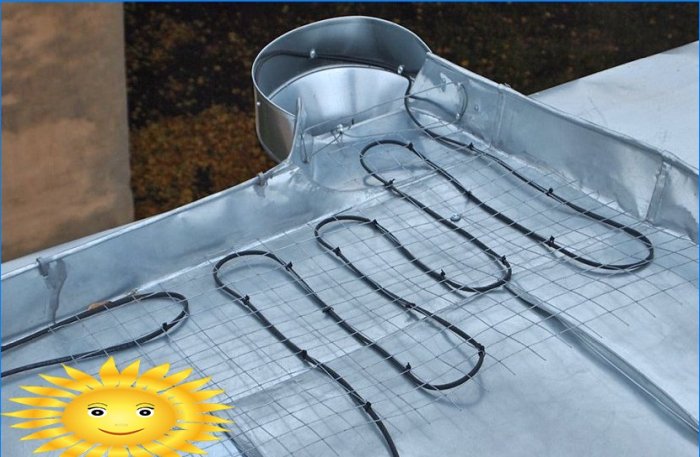 Afvoeren en daken verwarmen: doe-het-zelf-systemen tegen ijsafzetting