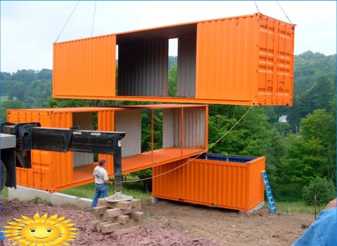 Containerhuizen verschepen - cargotecture
