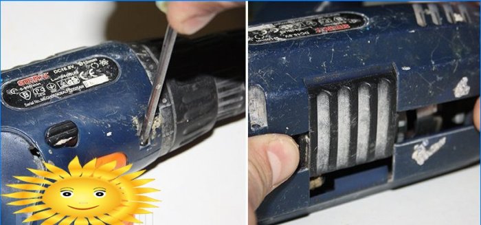 DIY schroevendraaier reparatie. De aan / uit-knop vervangen