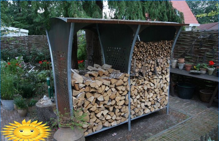 Hoe brandhout op de juiste manier op te slaan op de site