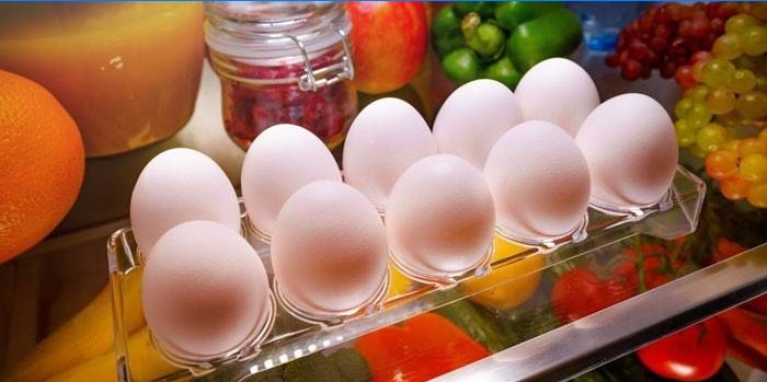 Eieren in de koelkast