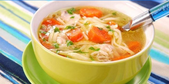 Plaat van Chicken Noodle Soup
