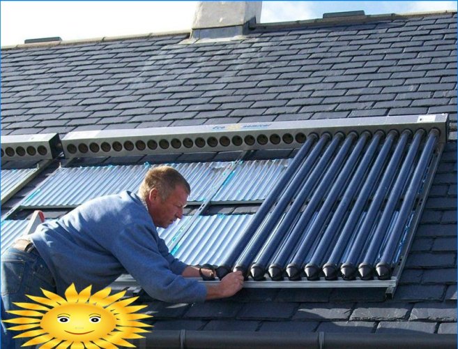 Vacuüm zonnecollector voor woningverwarming