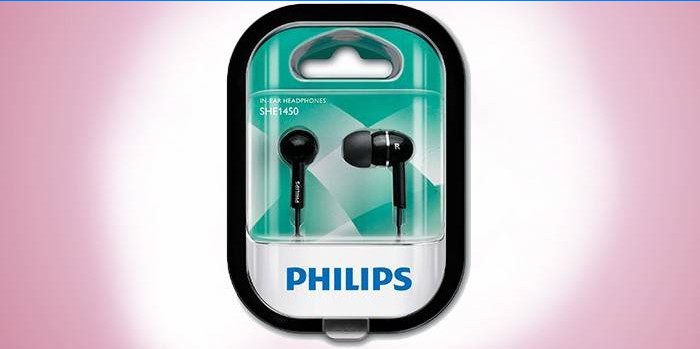 Vacuüm-hoofdtelefoon Philips SHE1450