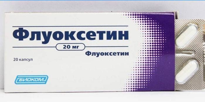 Fluoxetine-tabletten per verpakking