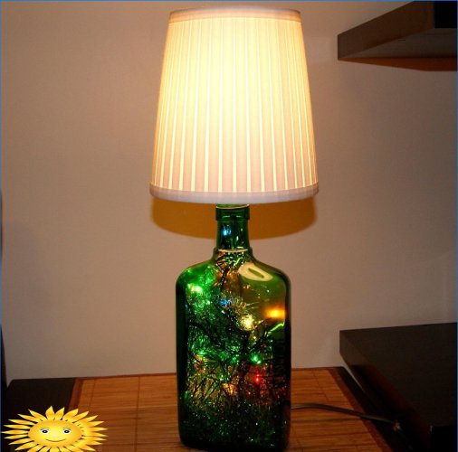 DIY glazen fleslampen
